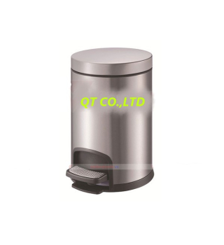 Thùng Rác Inox Tròn Đạp Chân 12 lít Ø258x400mm