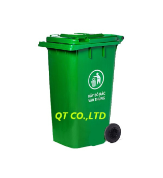 Thùng Rác 240 Lít Nhựa HDPE 13.5kg 730 x 580 x 1080mm