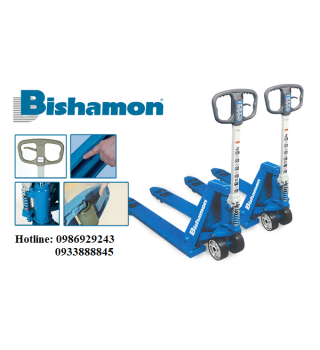 Xe nâng tay thấp Bishamon BM-30LL (càng rộng) 3 tấn